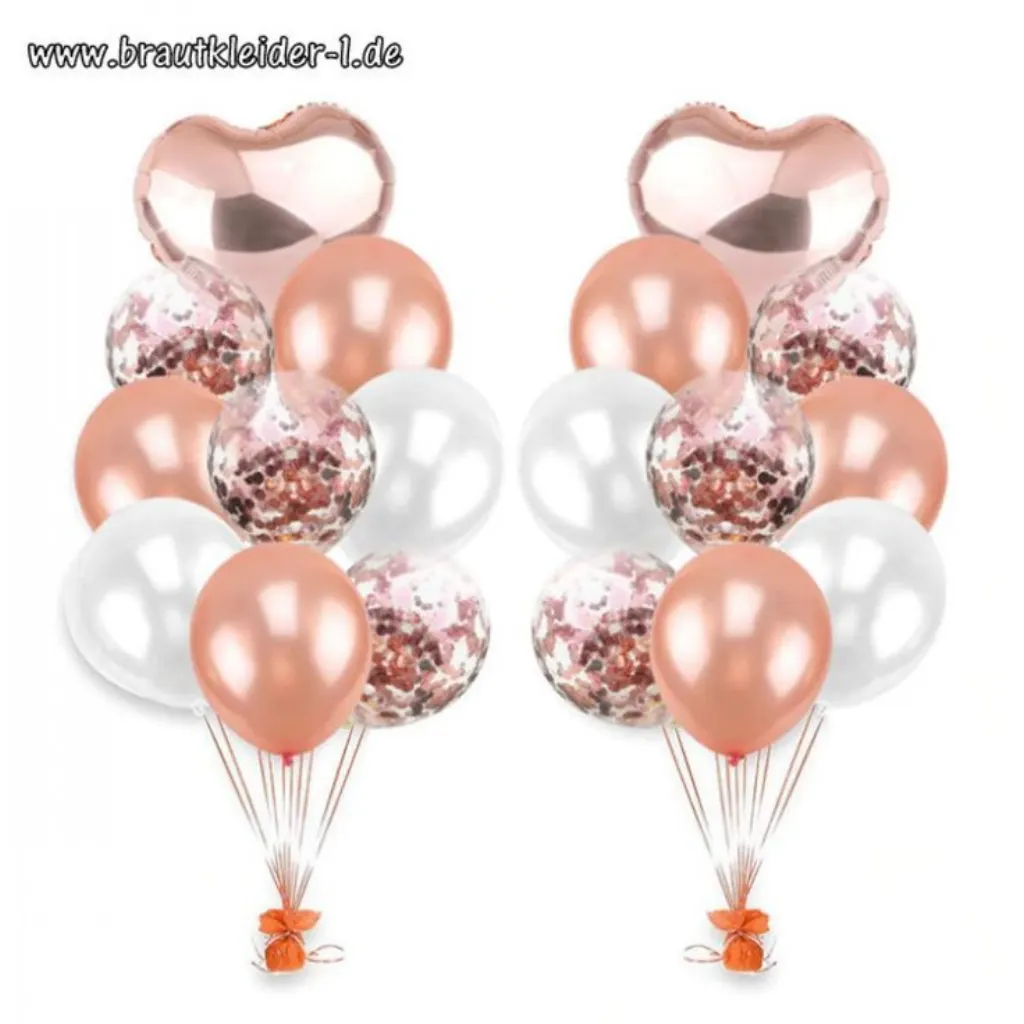 Sur Pinterest groß Hochzeit Dekoration Ballon Set 18 Stück in Rosegold