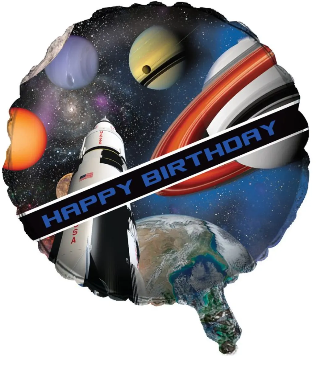 Sur Pinterest Space Blast Foil Balloon