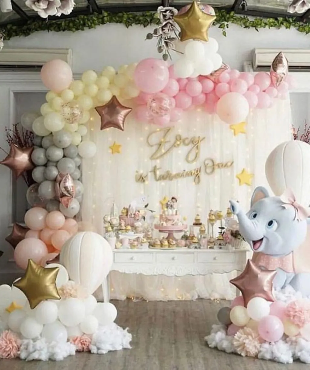 Sur Pinterest Idées de décoration de ballon anniversaire bébé, Air Balloo