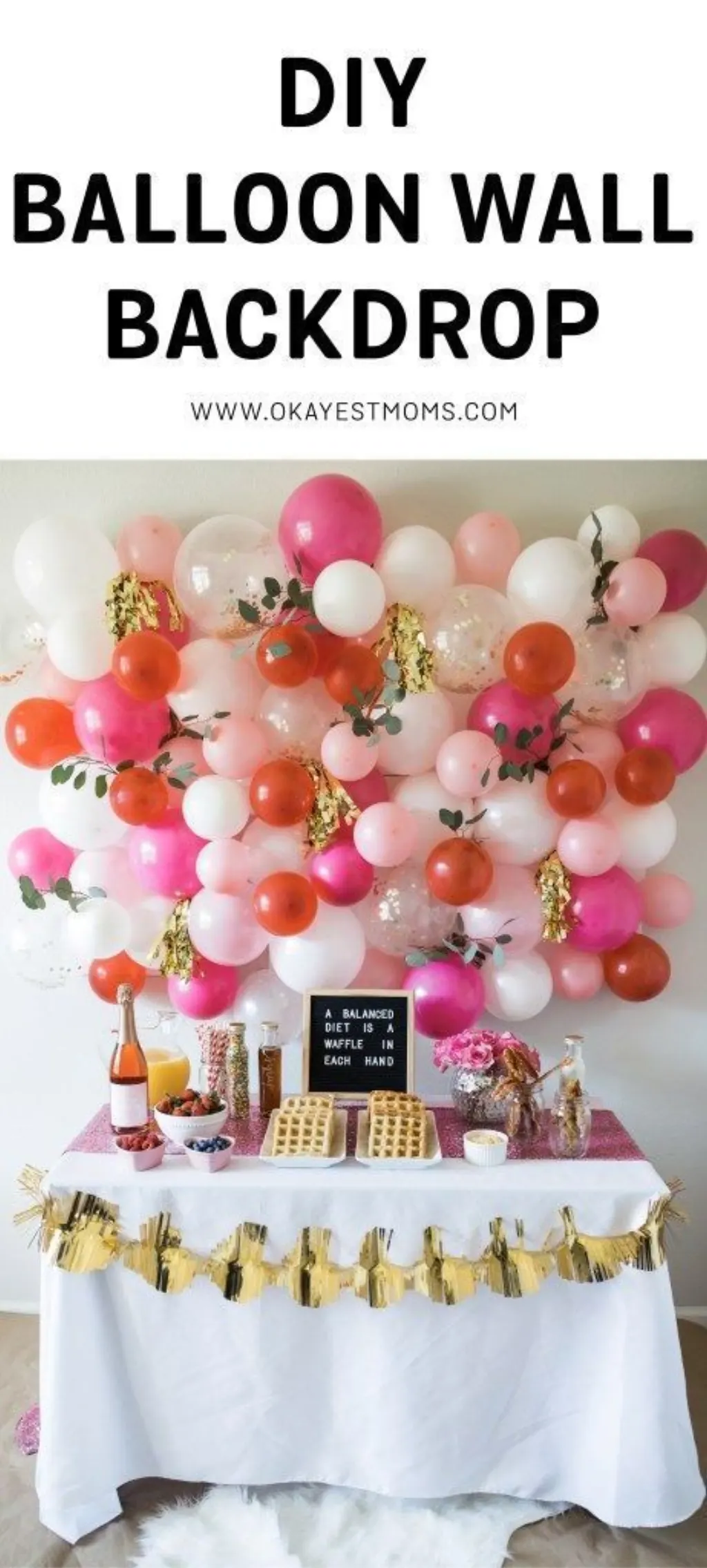 Sur Pinterest DIY Balloon Wall