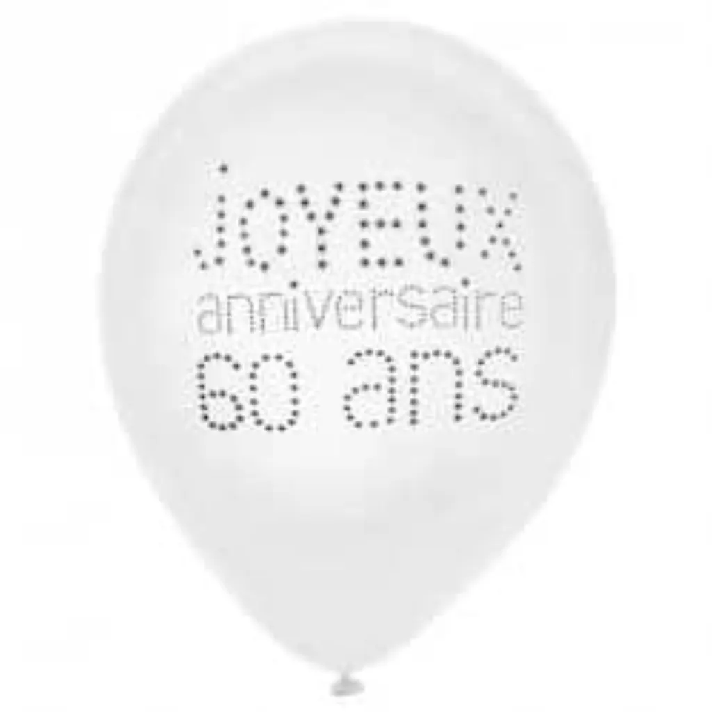 Sur Pinterest 6 Confettis pailletés Anniversaire 60 ans