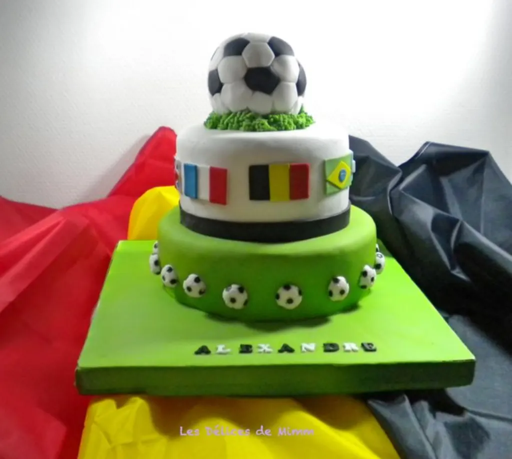 Sur Pinterest Mon gâteau Mundial 2018 (avec tuto ballon de foot