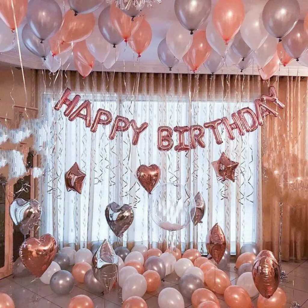 Sur Pinterest Rose Gold Happy Birthday Dekoration Set | 21. Geburtstag Party Ideen