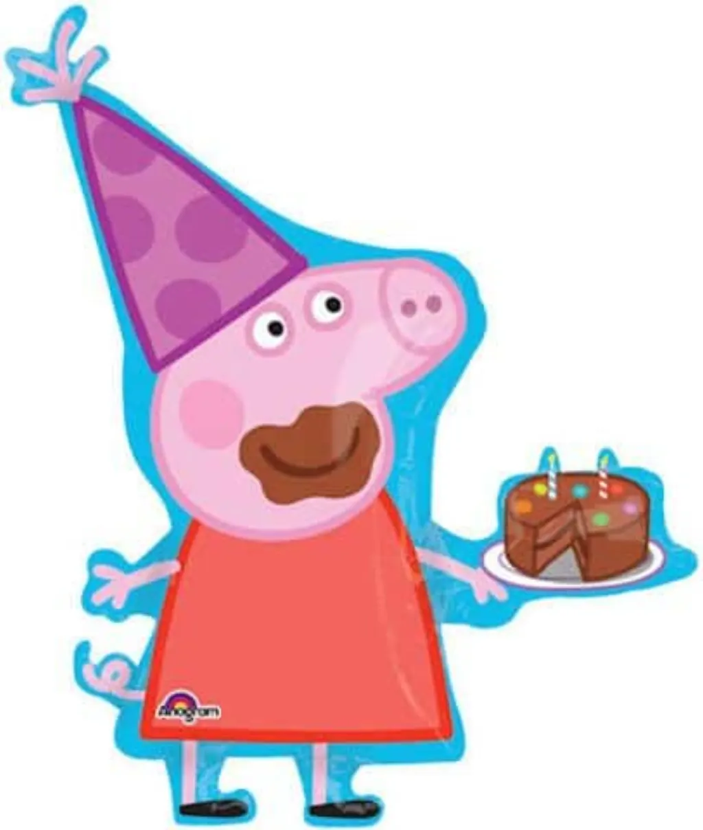 Sur Pinterest Peppa Pig Happy Birthday Balloon Bouquet