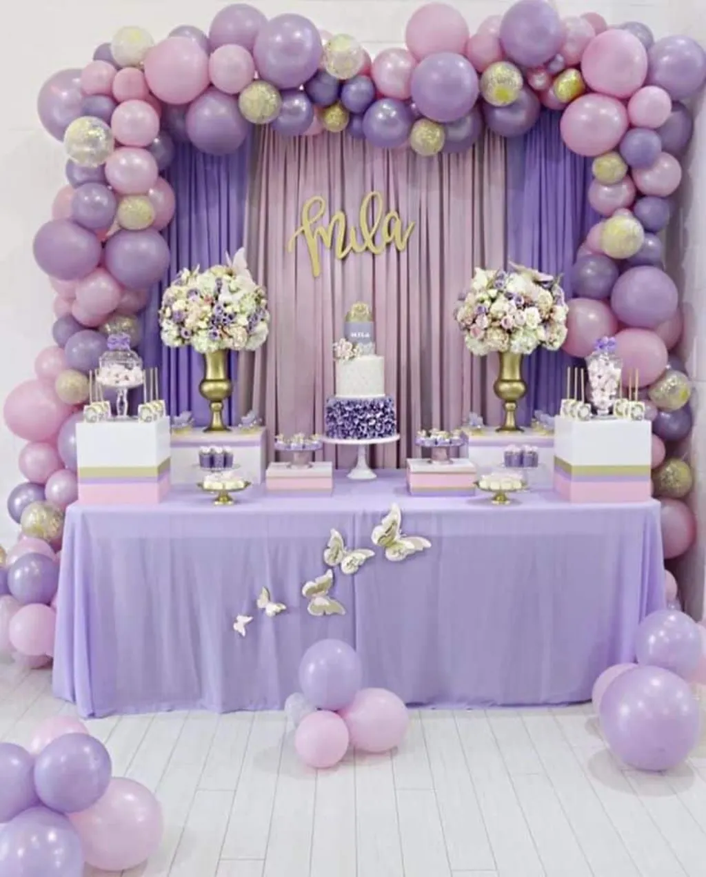 Sur Pinterest Pink & Lilac Party Ideas | Pink and Lilac Balloon Decor