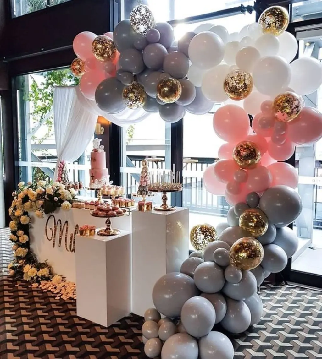 Sur Pinterest Bridal Shower Balloon Arch