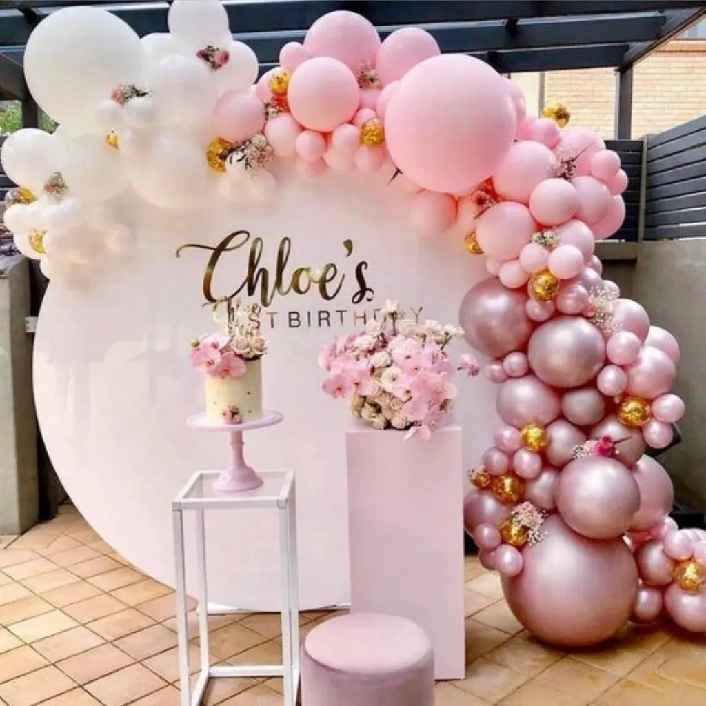 Sur Pinterest Round Wedding party stage backdrop arch stand decoration wrought iron
