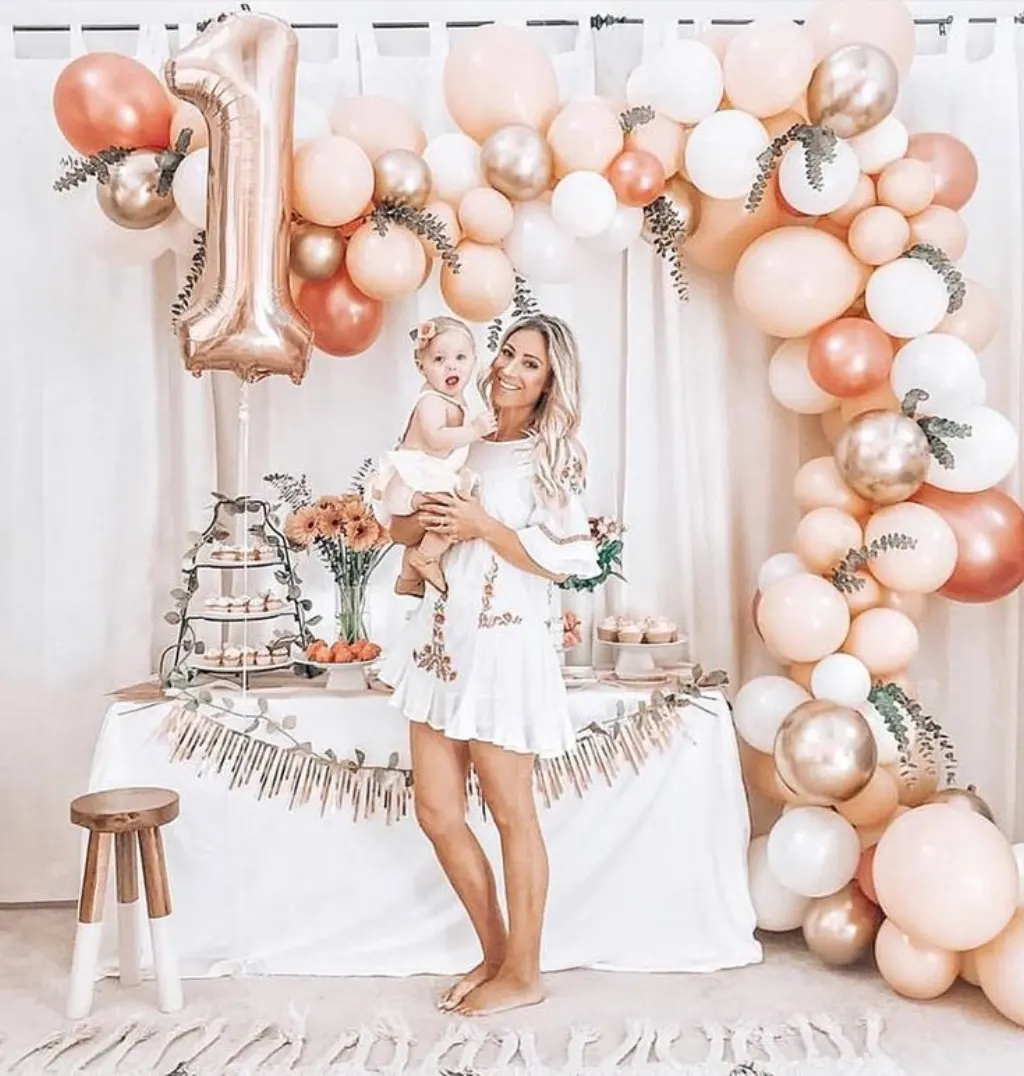 Sur Pinterest Rose Gold Balloon Garland Kit