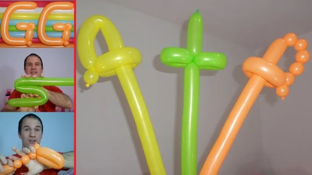 Sur Pinterest como hacer espadas con globos largos – globoflexia para niños, espada