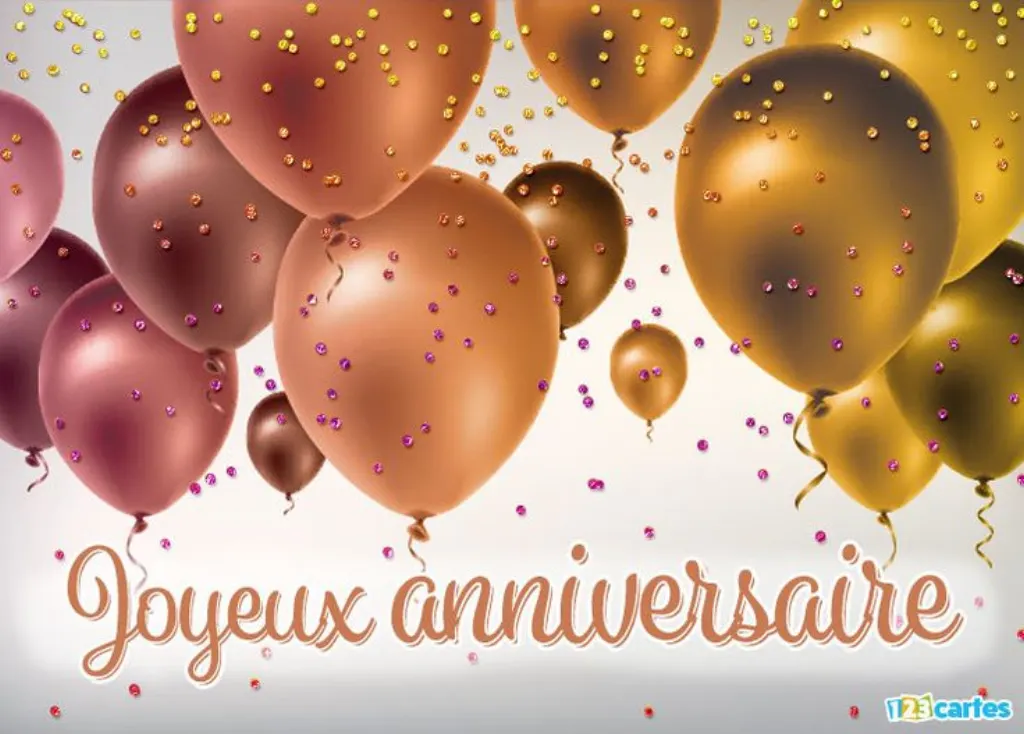 Sur Pinterest carte joyeux anniversaire ballons gonflables en nylon métallisé à