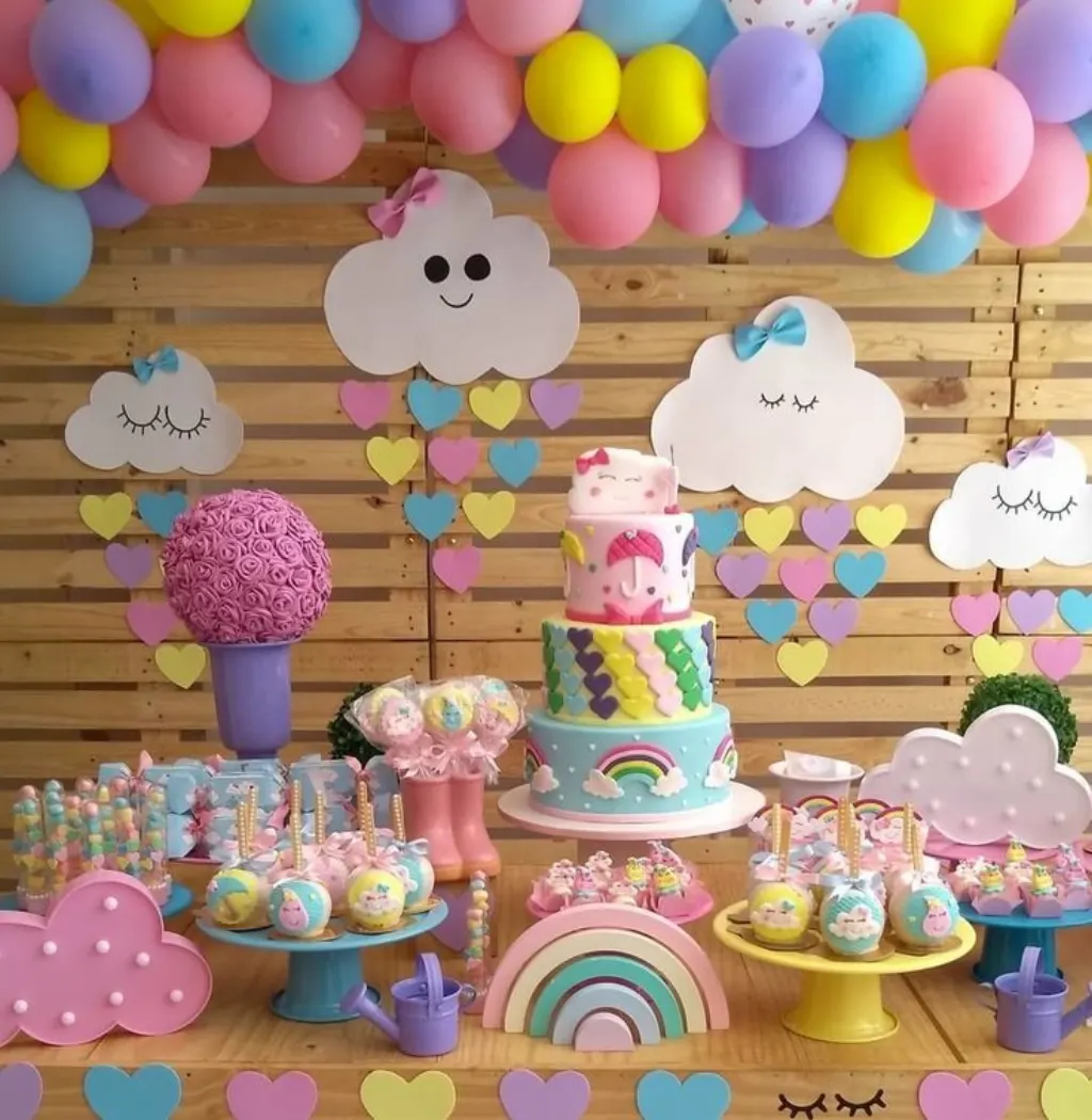 Sur Pinterest Esplêndida festa como tema Chuva de Amor!❤ Credit