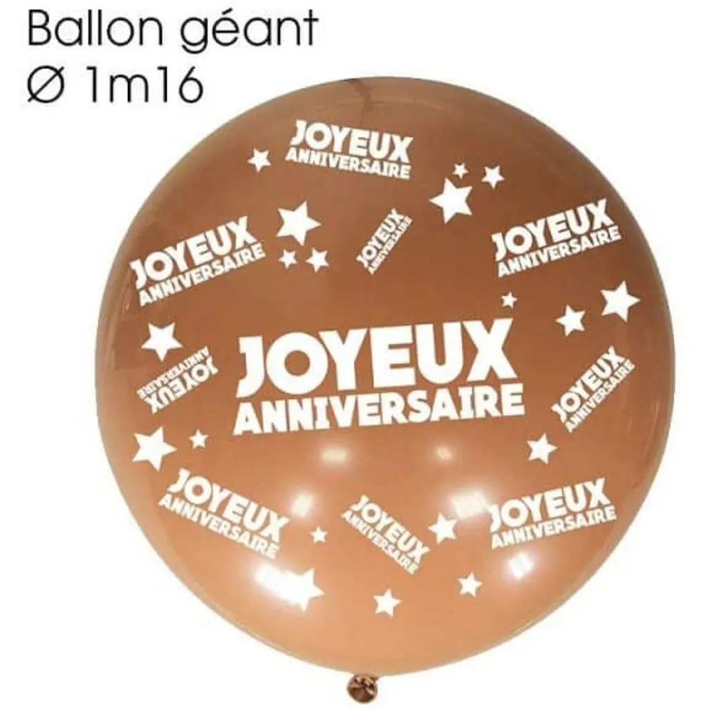Sur Pinterest Ballon géant anniversaire cuivre (x1) REF/BALGA00CU