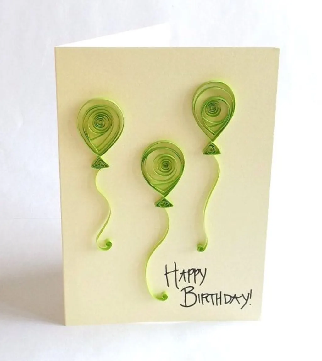 Sur Pinterest Birthday Card Paper Quilled Card Paper Quilling by ElinaQuills