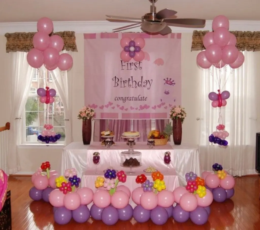 Sur Pinterest Décoration ballon anniversaire fille pour organiser une fête géniale