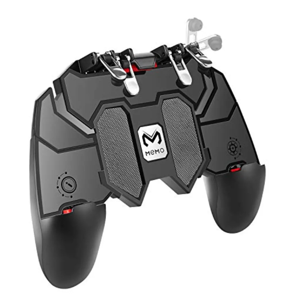 Contrôleur de jeu mobile DELAM avec déclencheurs L1R1 L2R2, commande PUBG Mobile Controller 6, commande par manette de contrôle à distance, touches de visée pour 4.7-6.5