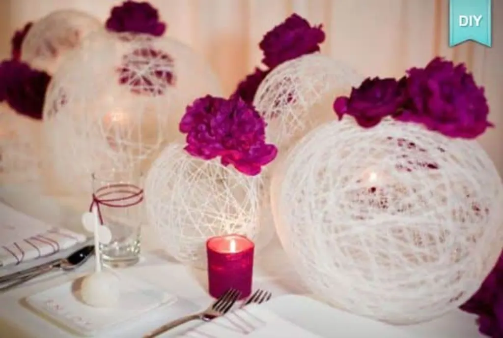 Sur Pinterest DIY : De belles suspensions en corde pour décorer votre salle ou vos