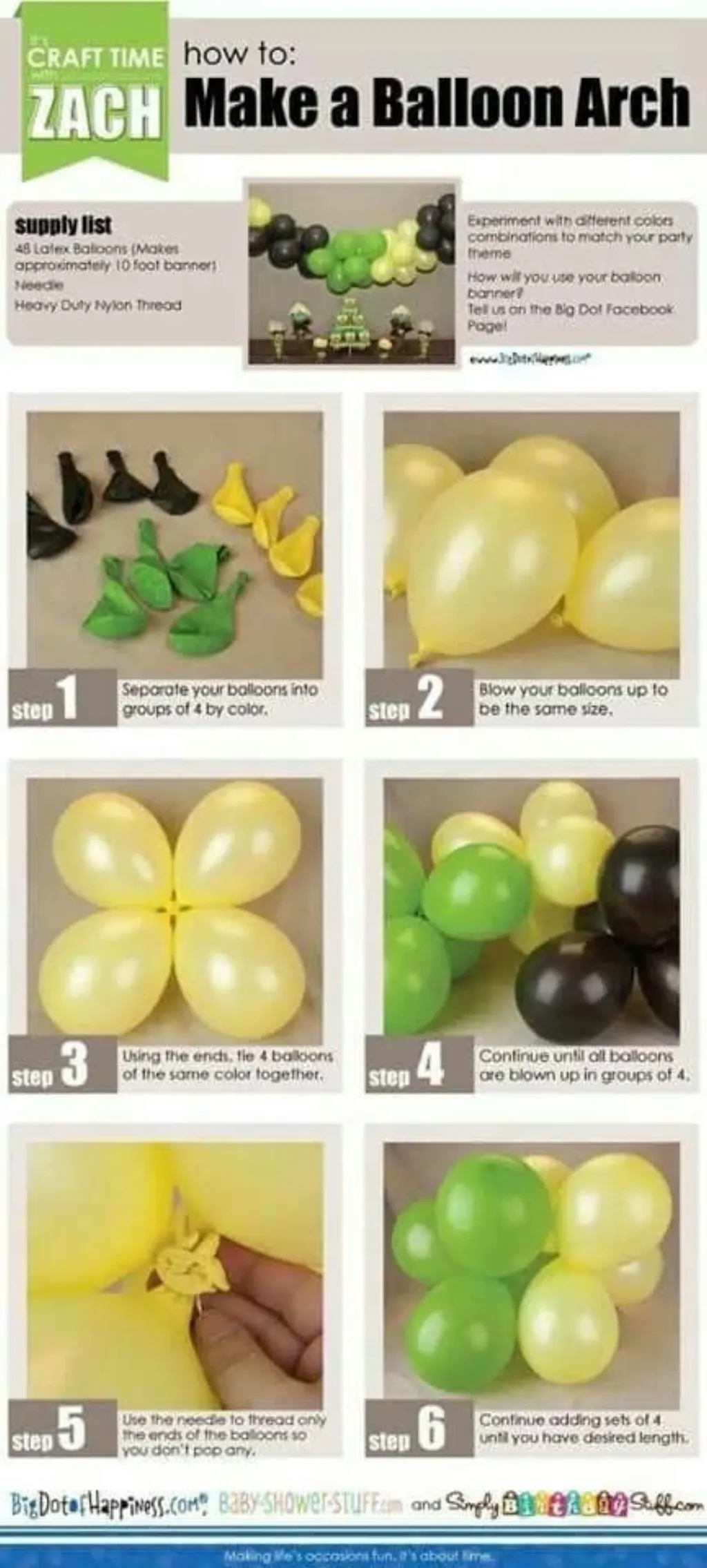 Sur Pinterest Balloon arch diy