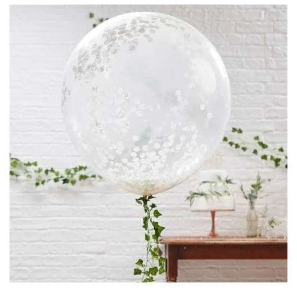 Sur Pinterest Ginger Ray 3ct Ginger Ray White Large Confetti Balloons Beautiful