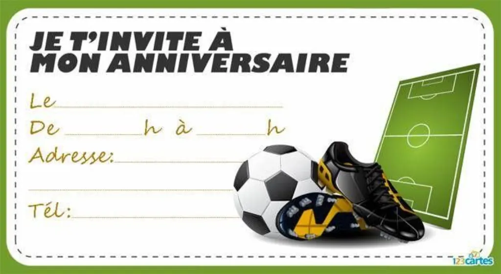 Sur Pinterest Invitation anniversaire Chaussures à crampons