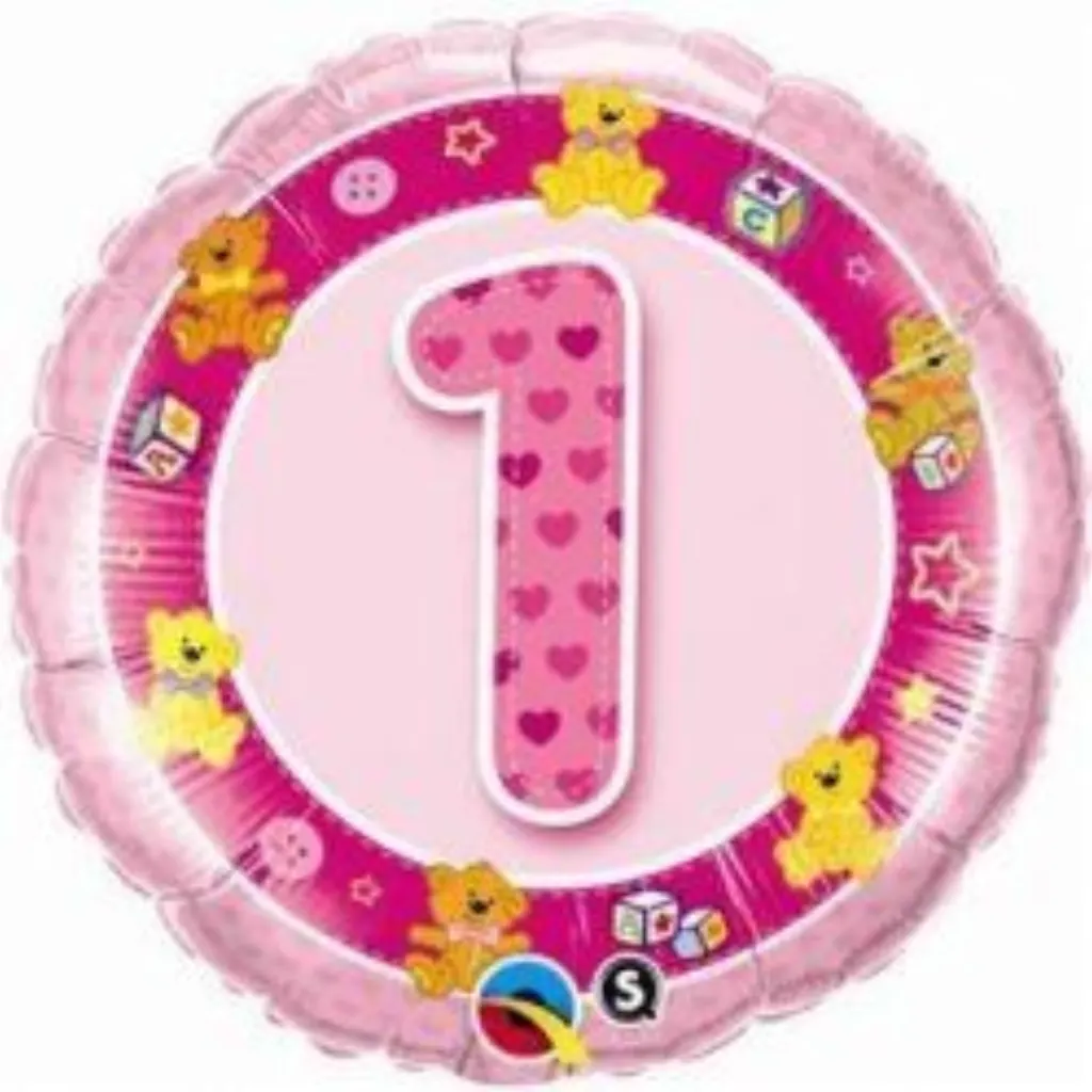 Sur Pinterest Balon Urodzinowy z Helem dla Dziewczynki – Różowa Jedynka