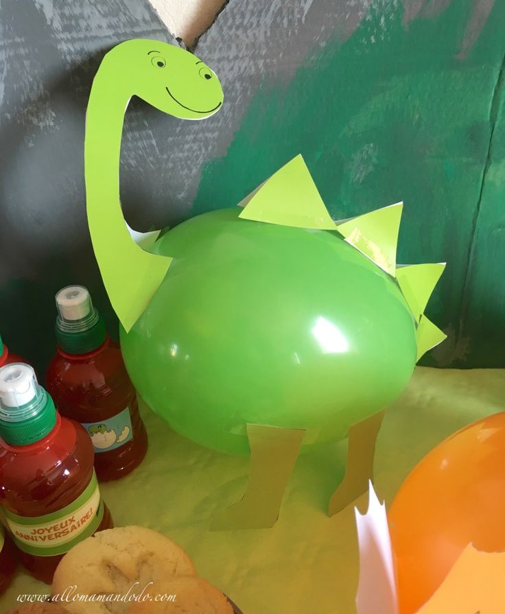 Sur Pinterest Ma déco d'Anniversaire dinosaure! (PtitePomme 6 ans!) + Printable | Accro-Jeux