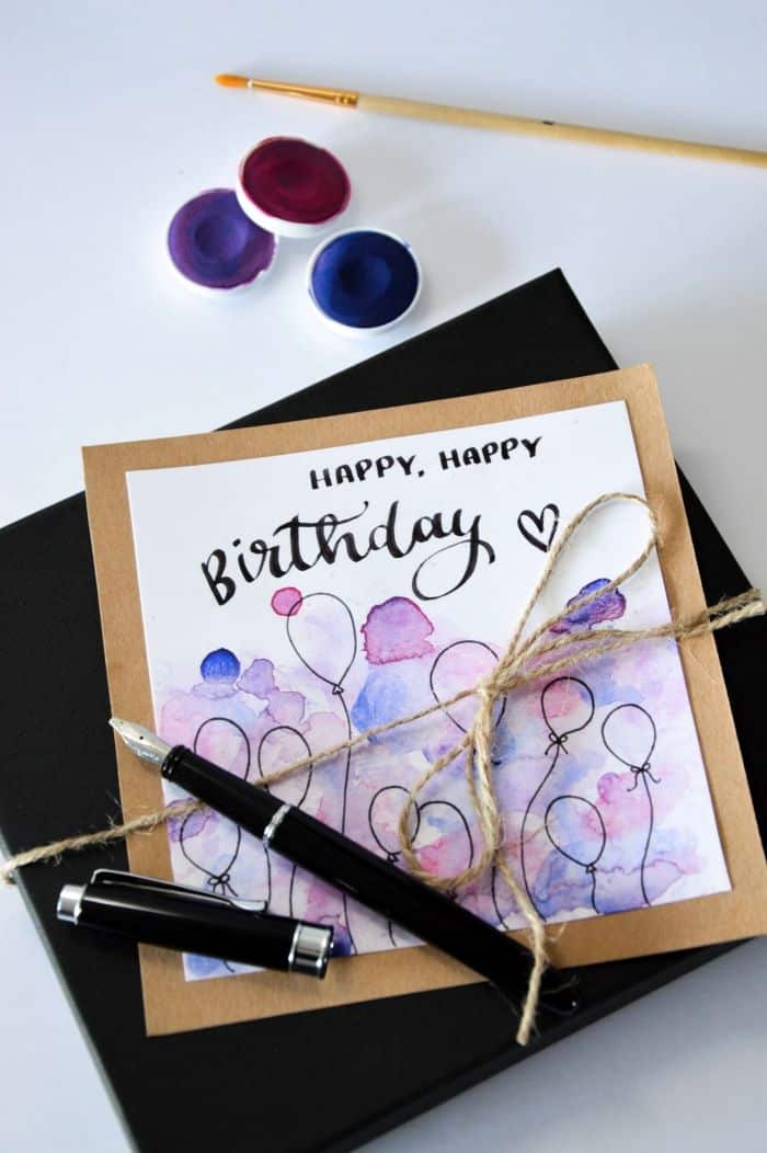 Sur Pinterest ▷ 1001 + Ideas on how to design DIY birthday cards | Accro-Jeux