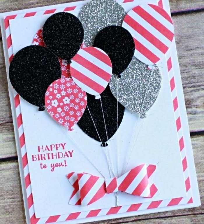 Sur Pinterest ▷ 1001 + idées pour une carte d'anniversaire à faire soi même | Accro-Jeux