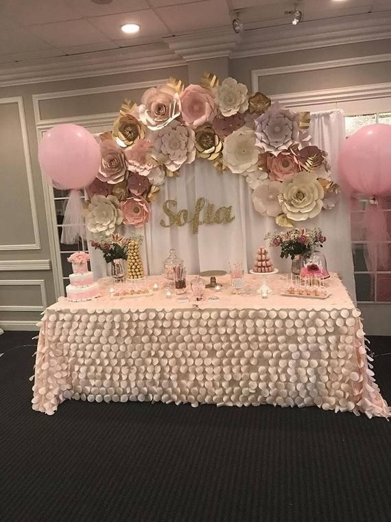 Sur Pinterest Large Paper Flower Backdrop- 5” x 4" *****CUSTOMIZE YOUR ORDER | Accro-Jeux