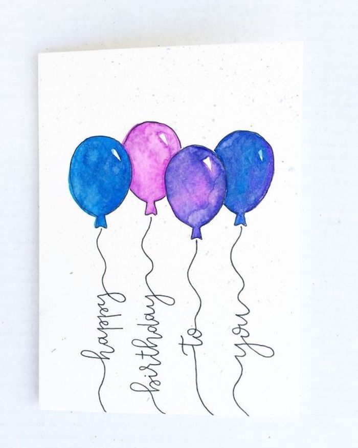 Sur Pinterest ▷ 1001 + idées de dessin d'anniversaire joli et simple à faire | Accro-Jeux